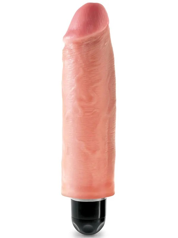 King Cock 6'' Stiffy Titreşimli Vibratör Ten 15.5 cm