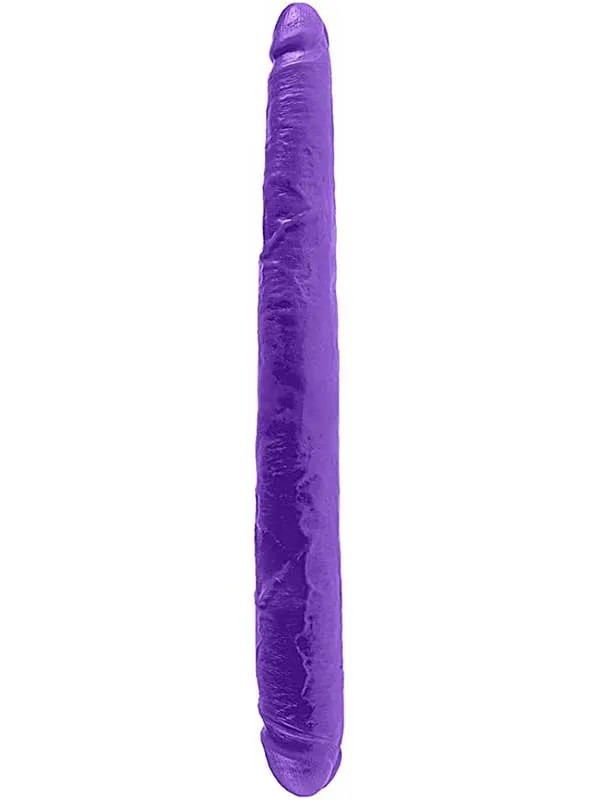 Double Dillio 16" Çift Başlı Dildo 43 cm Mor