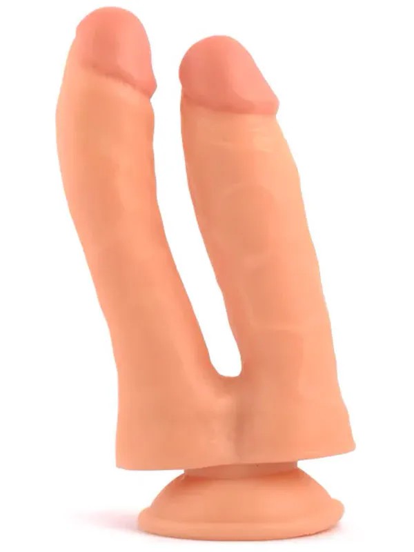 7.3” Çift Başlı Realistik Dildo