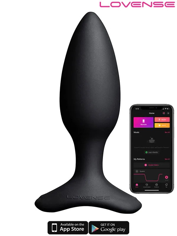 Lovense HUSH 2 Anal Plug 1.5" App Controlled