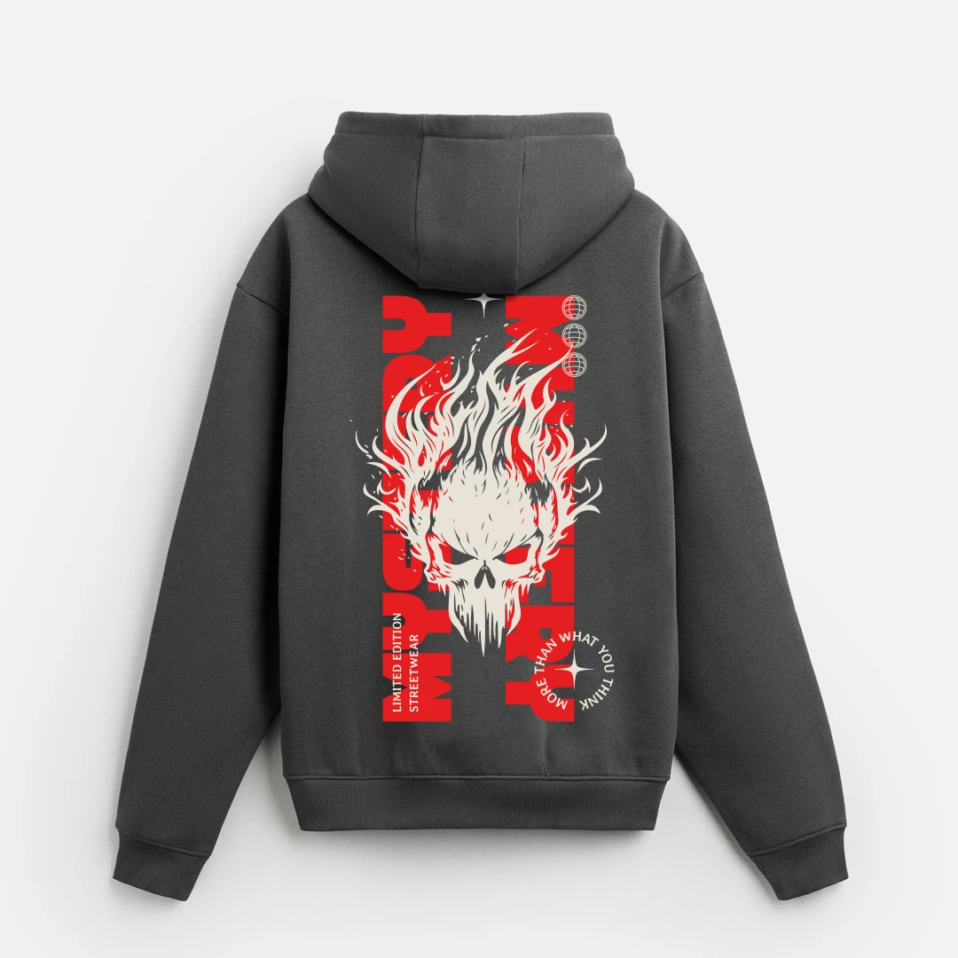 Skull Kapüşonlu Sweatshirt