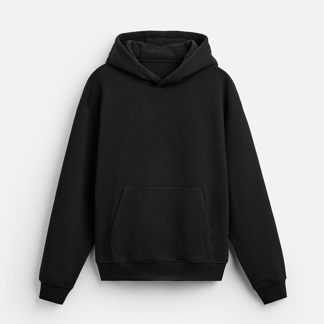 Basic Kapüşonlu Oversize Sweatshirt