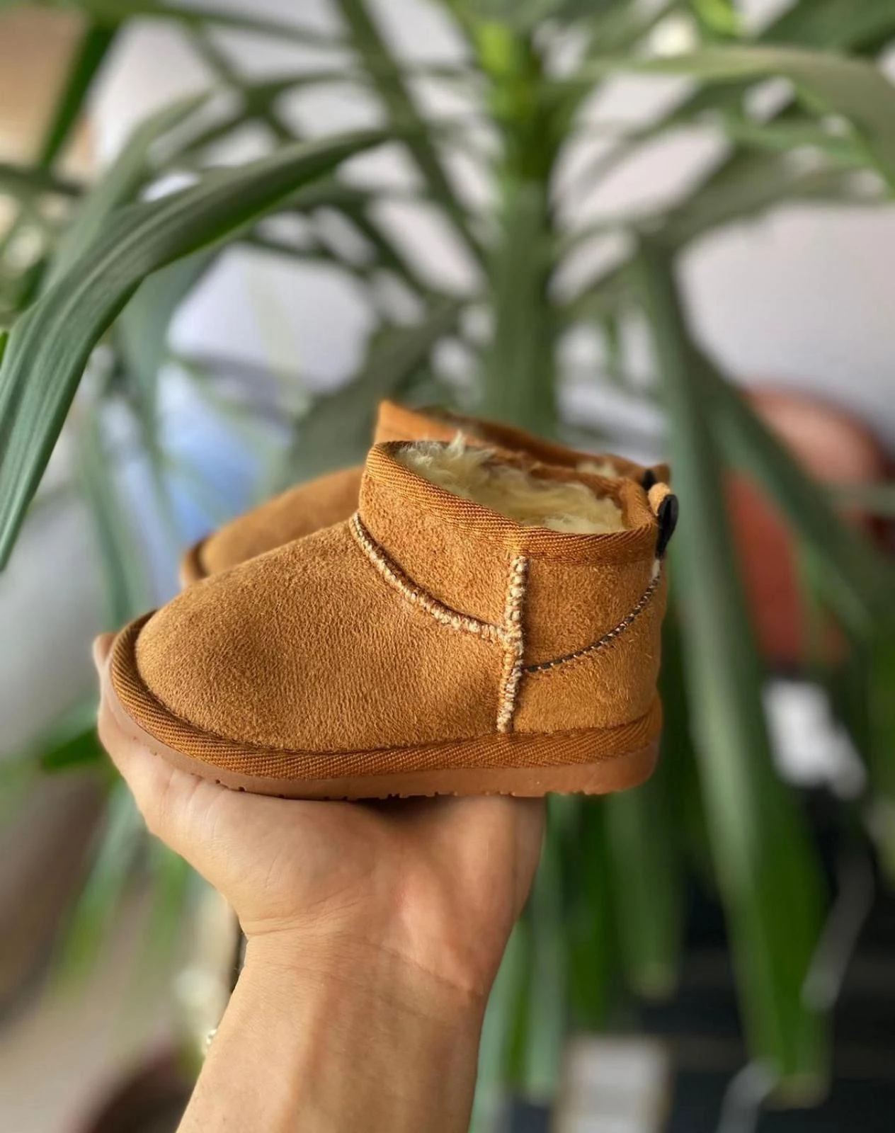 Unisex İçi Kürklü çocuk botu