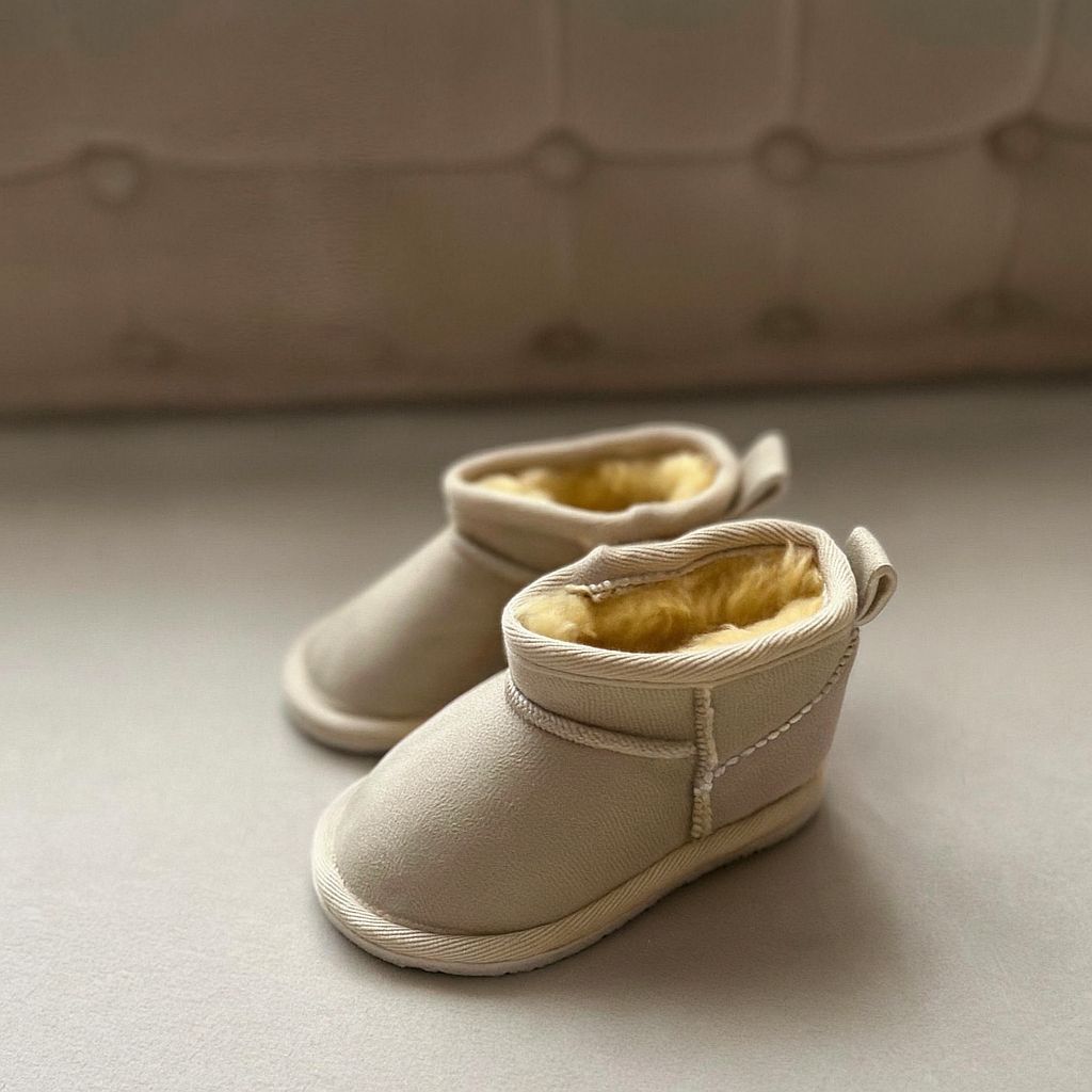 Unisex İçi Kürklü çocuk botu