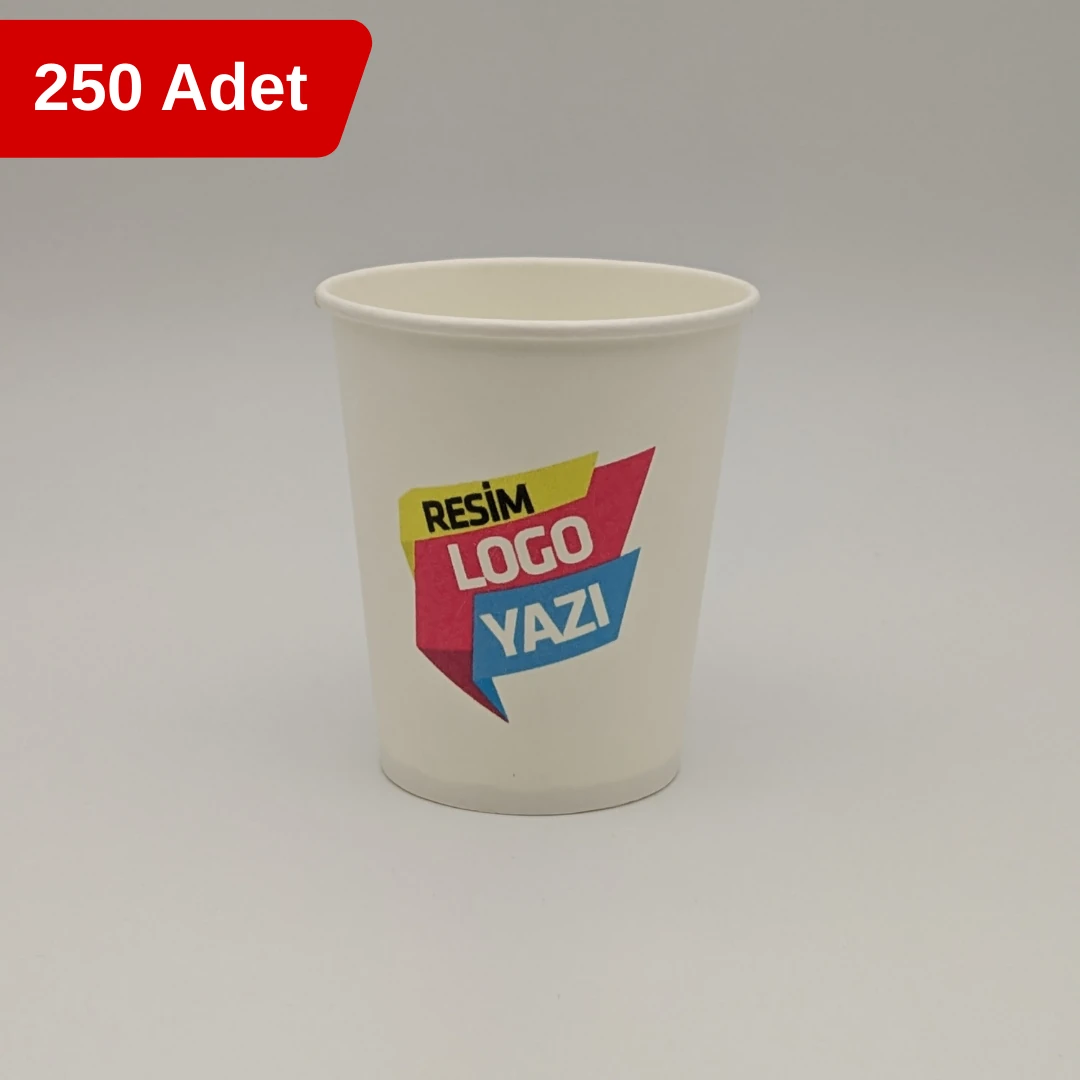Kişiye Özel Baskılı 7 oz Karton Bardak - 250 adet