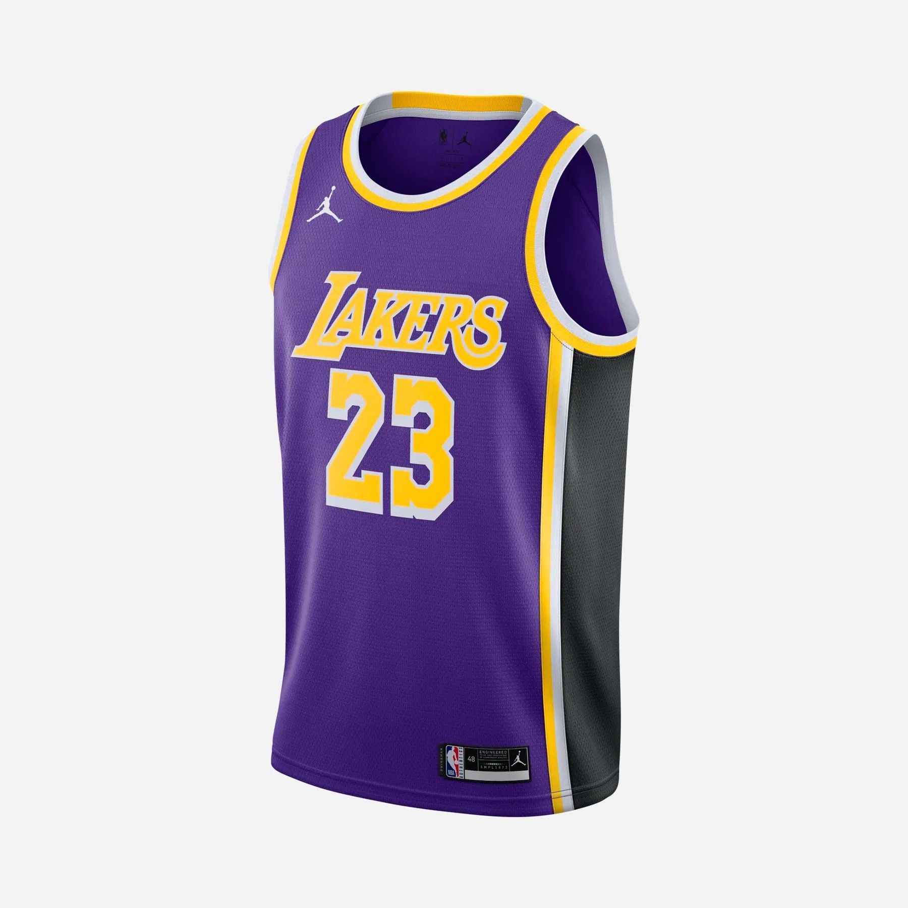 LeBron James Lakers Statement Edition 2020 Jordan NBA Swingman Jersey Basketbol Forma