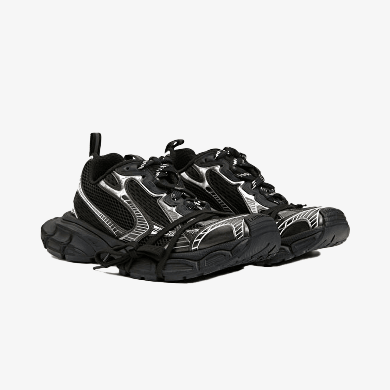 Balenciaga 3XL Siyah Beyaz Sneaker