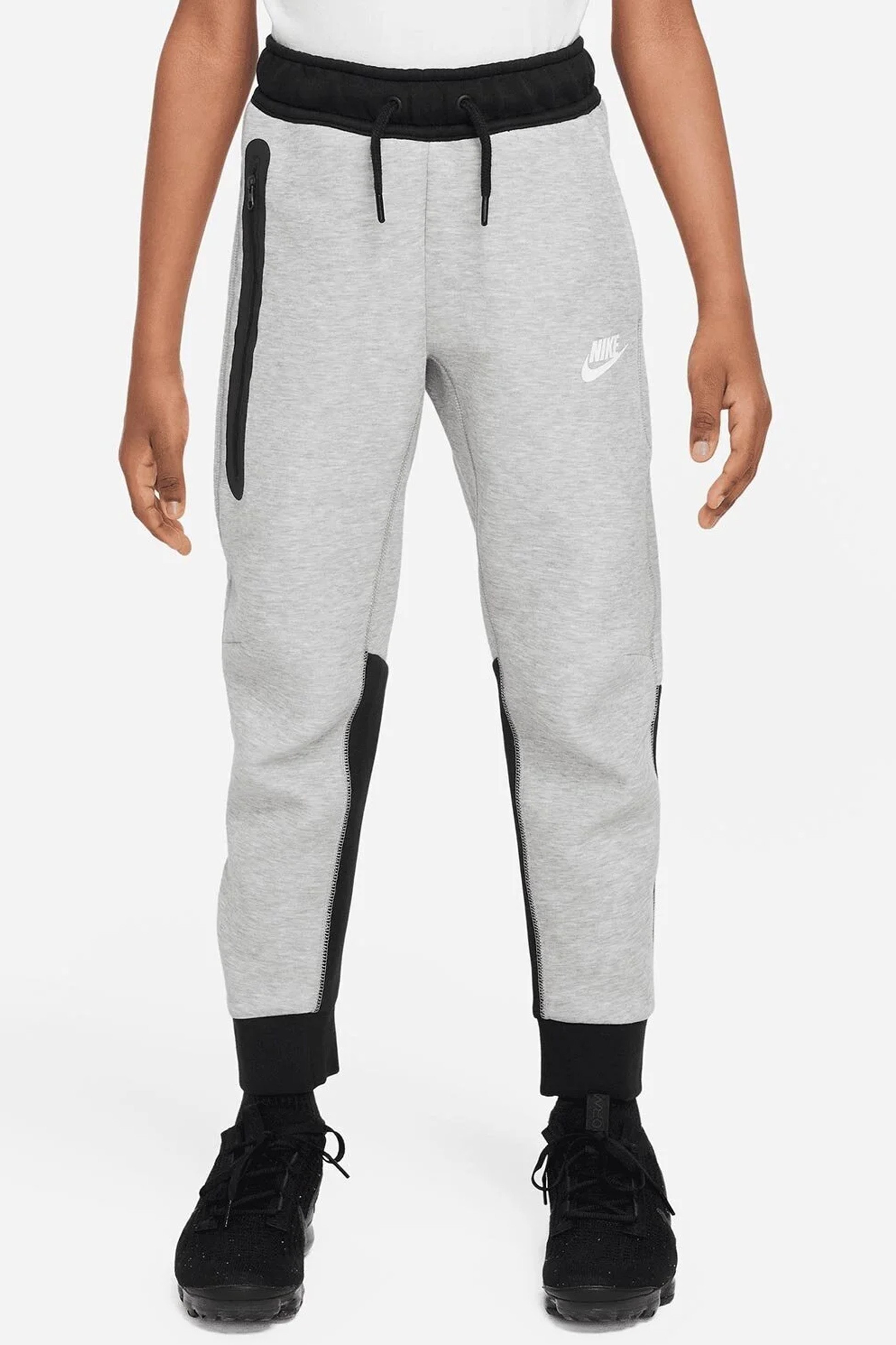 Çocuk Yeni Tech Fleece Eşofman Takımı - Siyah/Gri