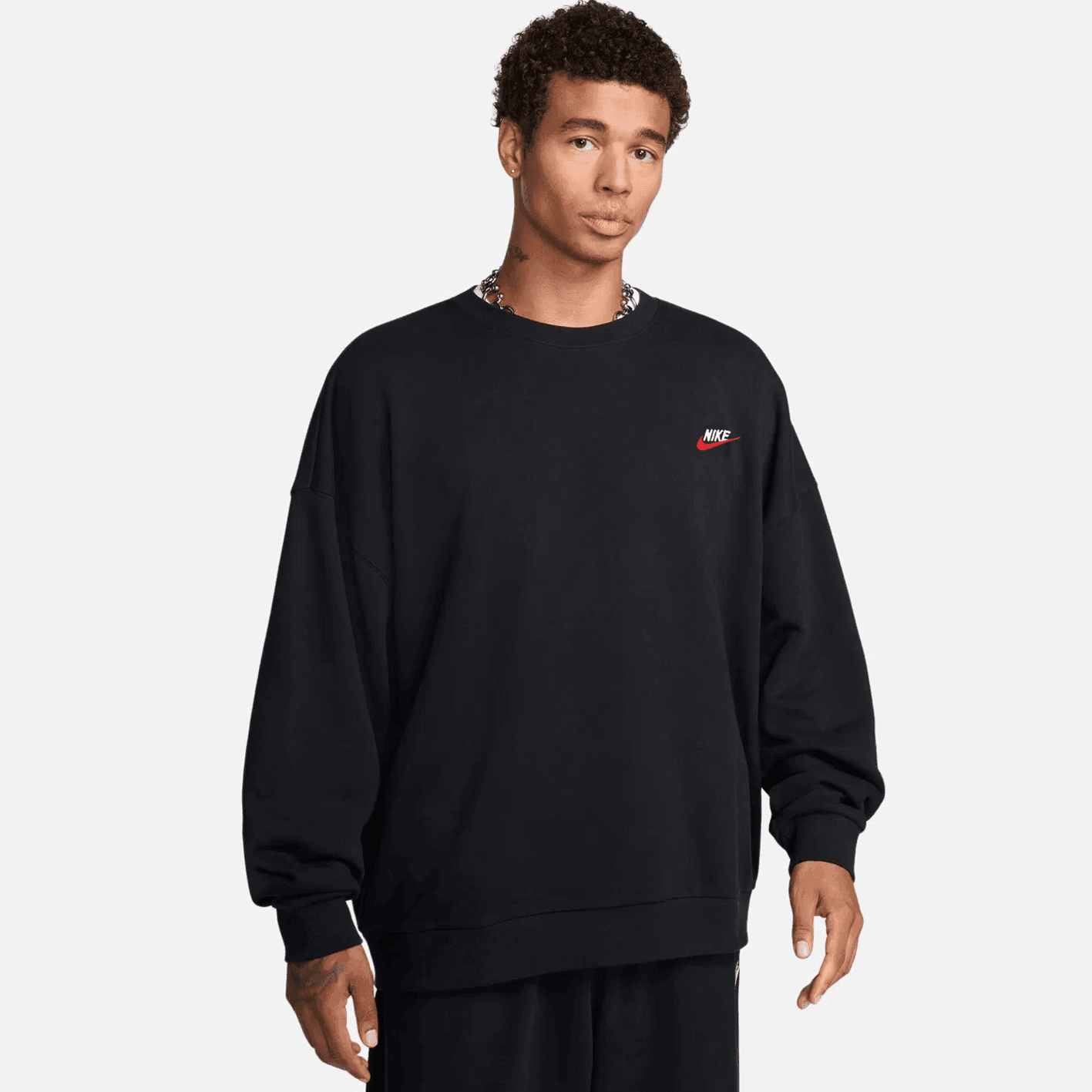 Foundation Club Fleece Sweatshirt - Siyah