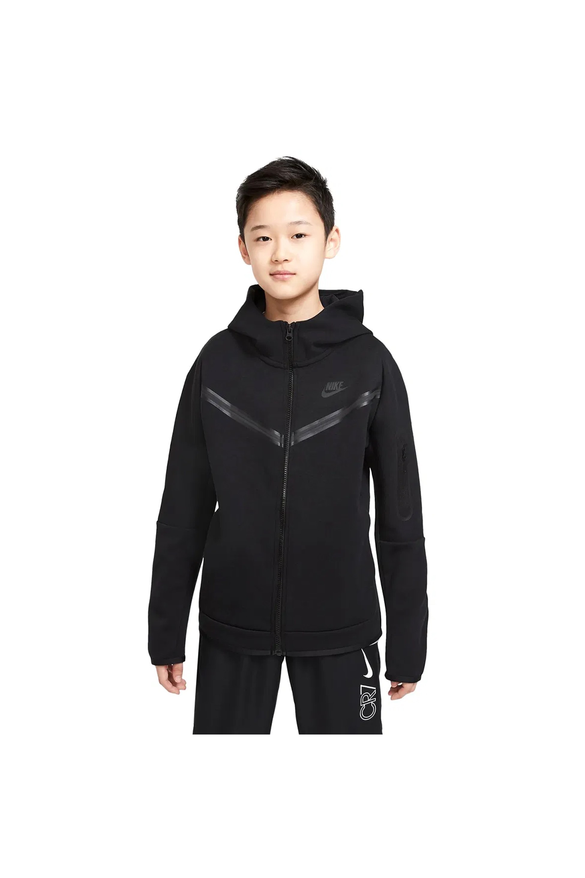 Çocuk Tech Fleece Eşofman Takımı - Siyah