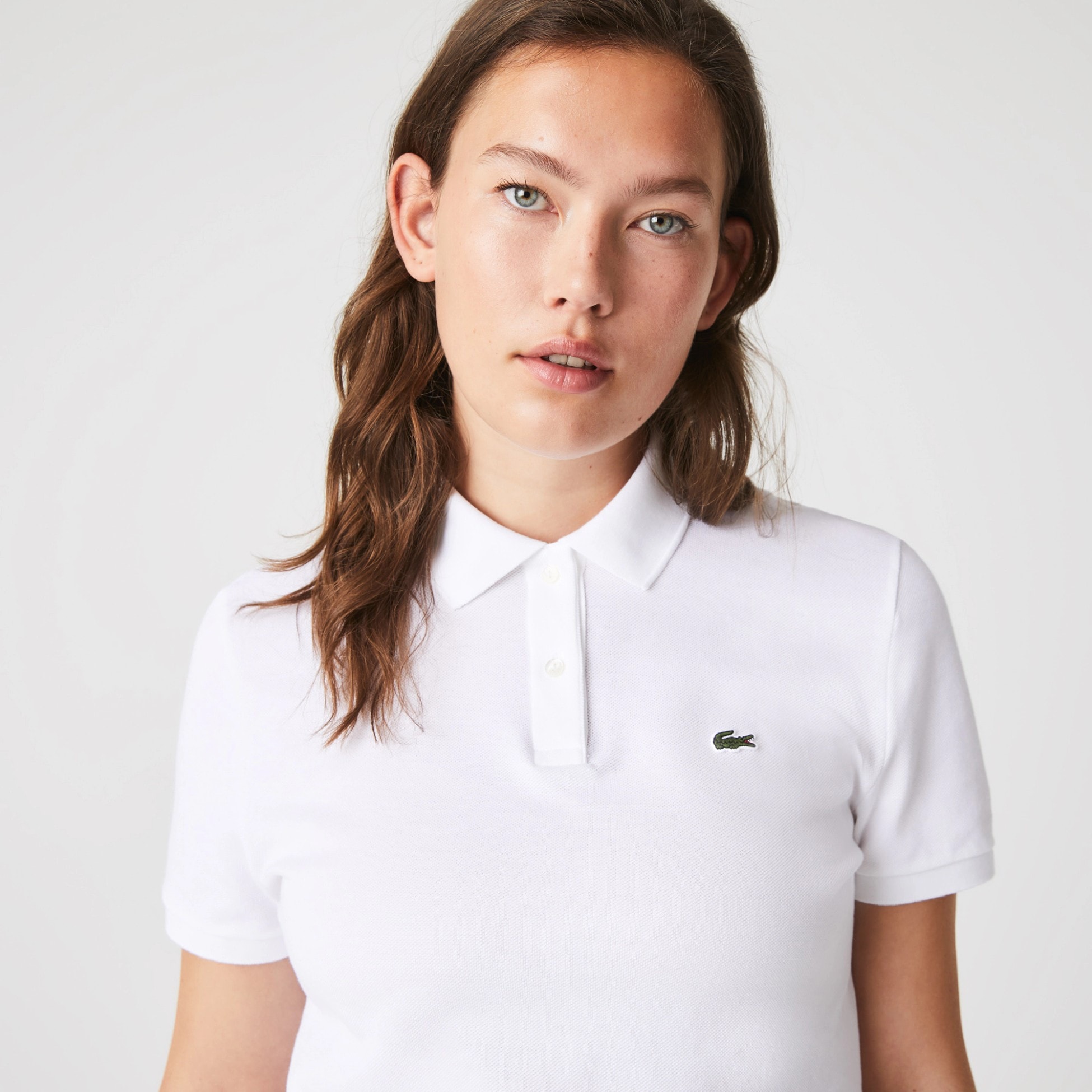 Classic Fit L1212 Kadın Polo - Beyaz