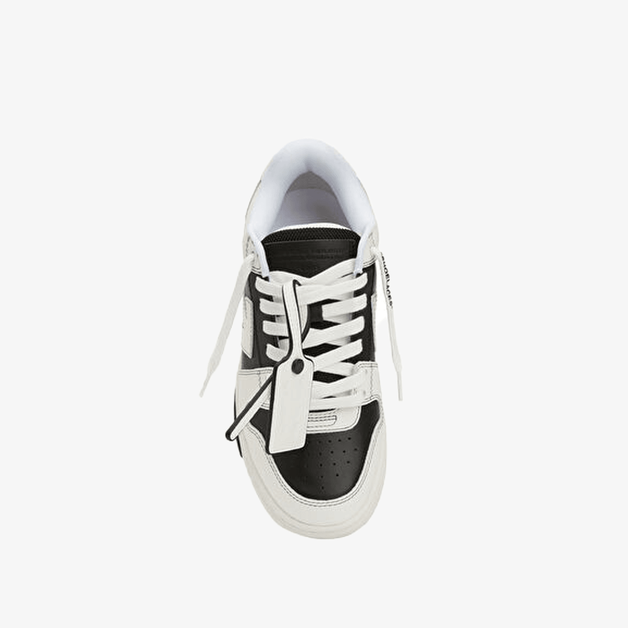 Off-White Siyah Beyaz Deri Sneaker