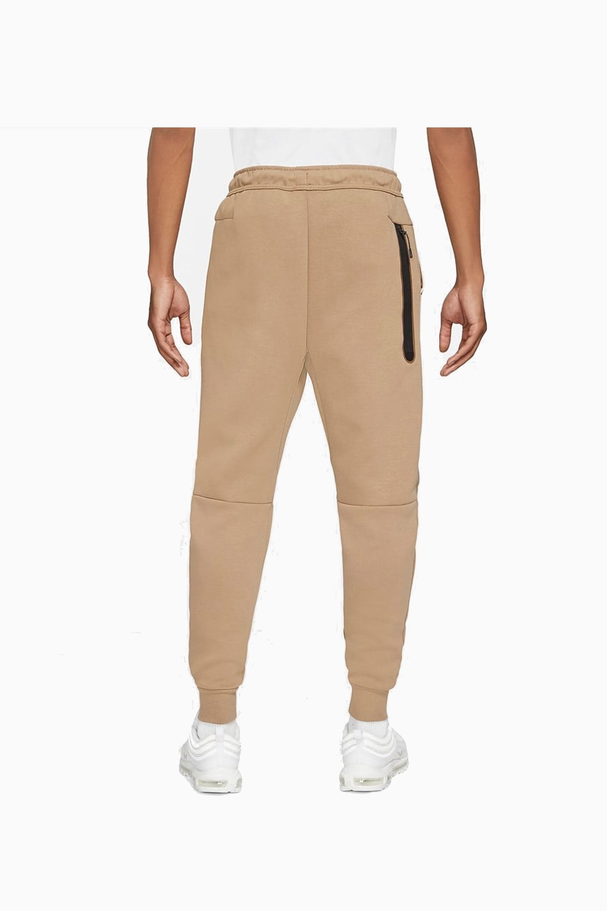 Sportswear Tech Fleece Full Zip Hoodie & Joggers Set - Brown / White