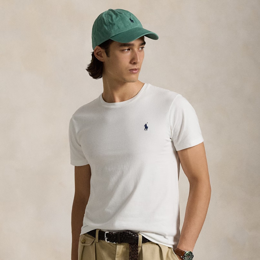 Jersey Crewneck T-Shirt - Beyaz