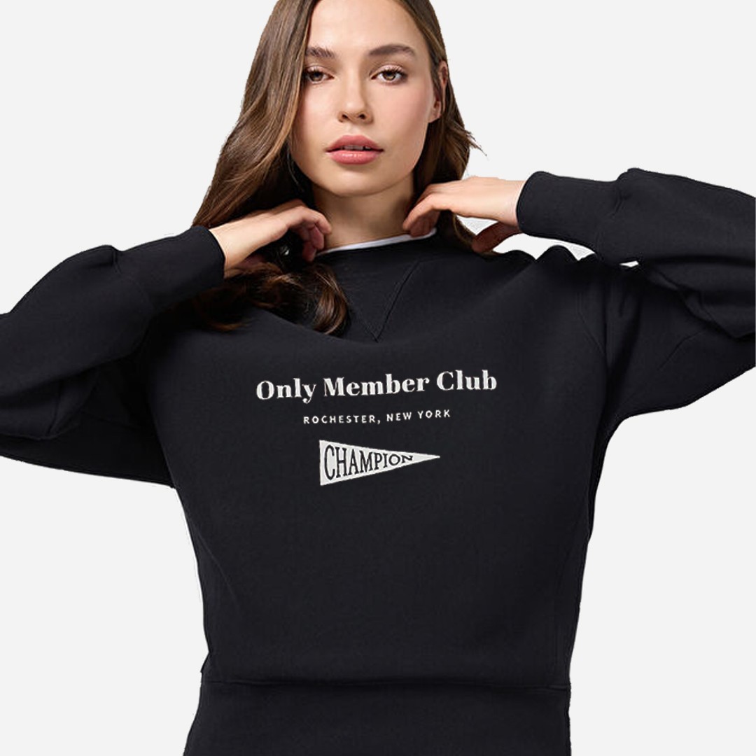 Only Members Club Kadın Sweatshirt - Siyah