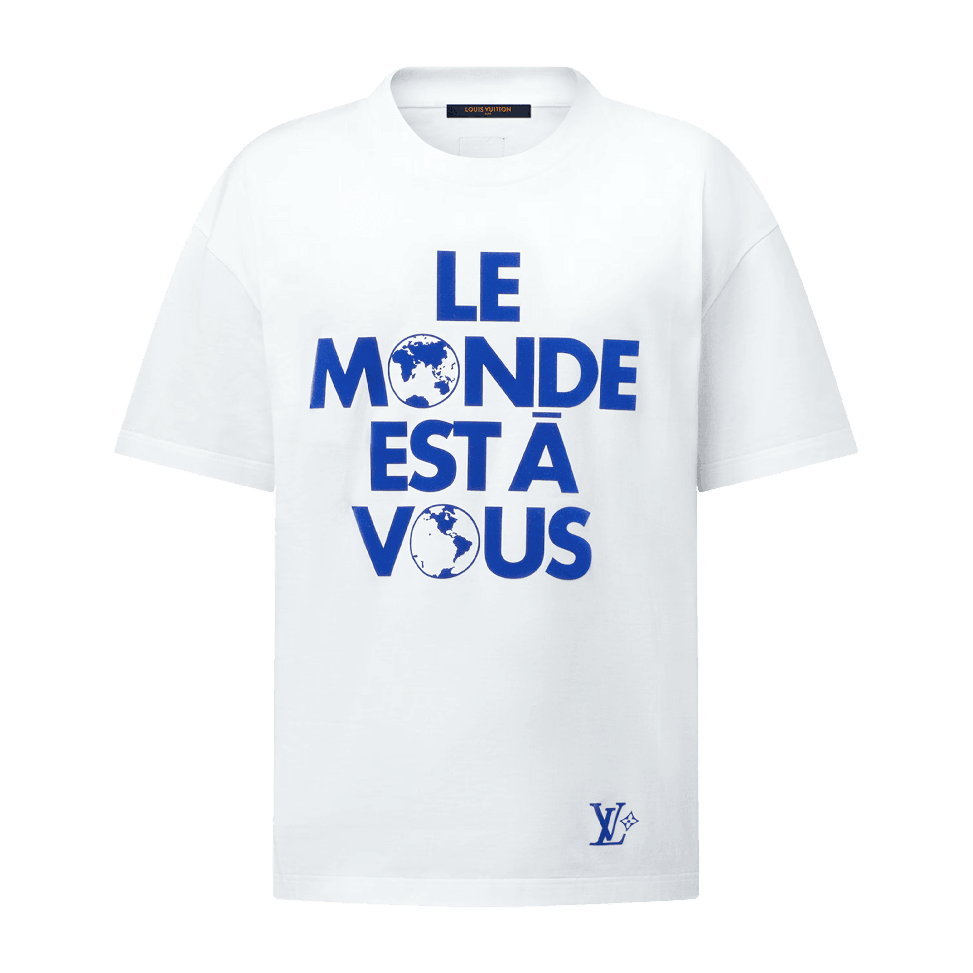 Graphic Cotton T-Shirt - Beyaz