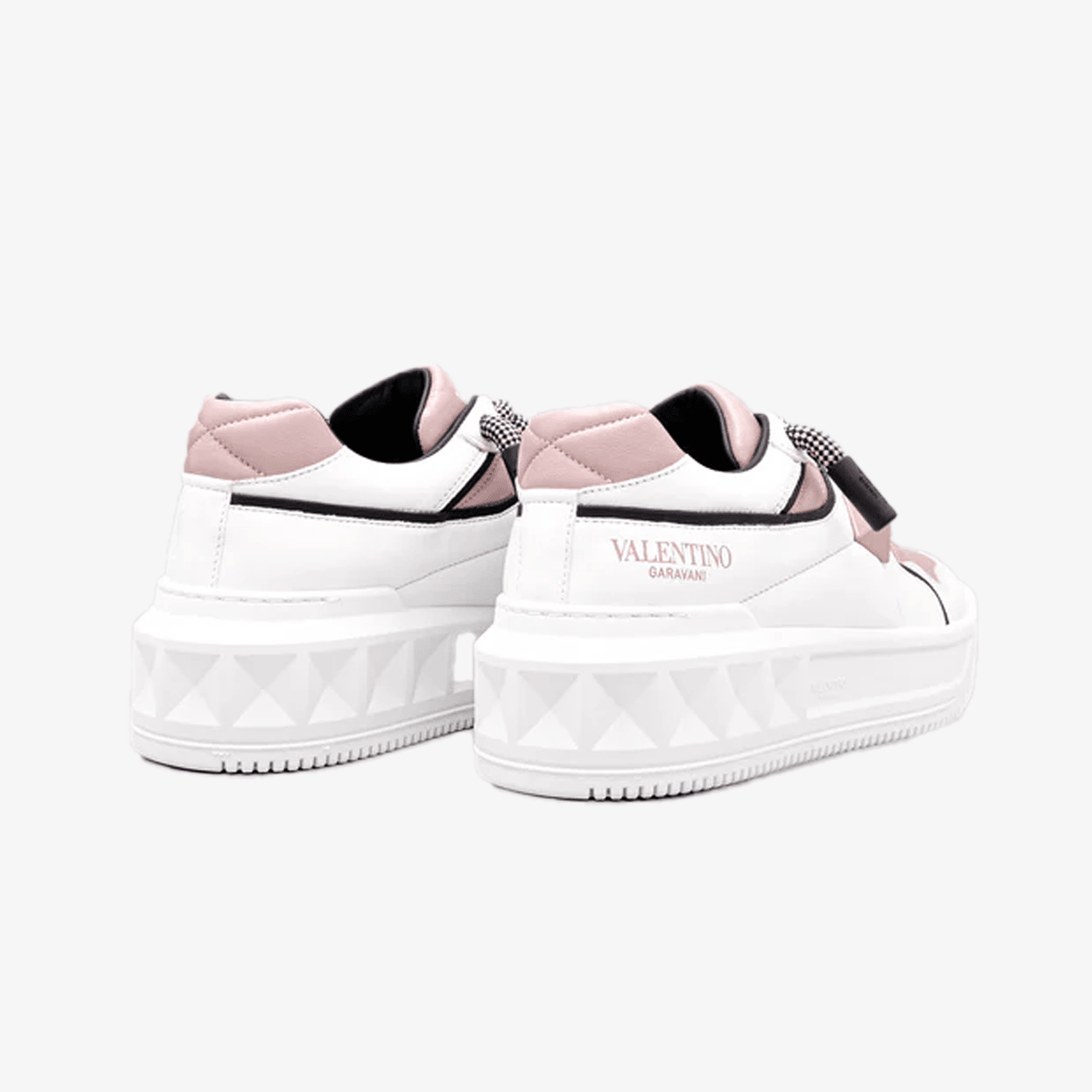 Sneakers Blancos Rosado Valentino One Stud