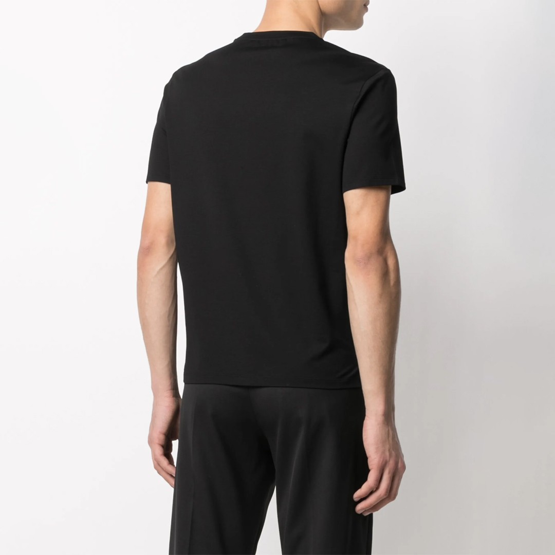 logo-embroidered cotton T-shirt