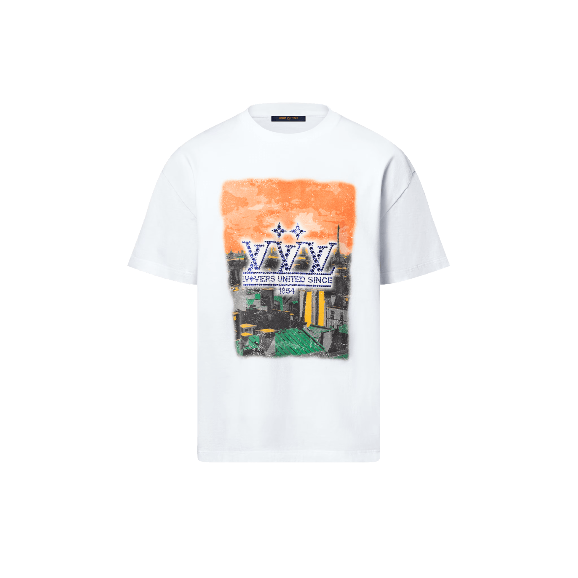 Embellished Graphic Cotton T-Shirt