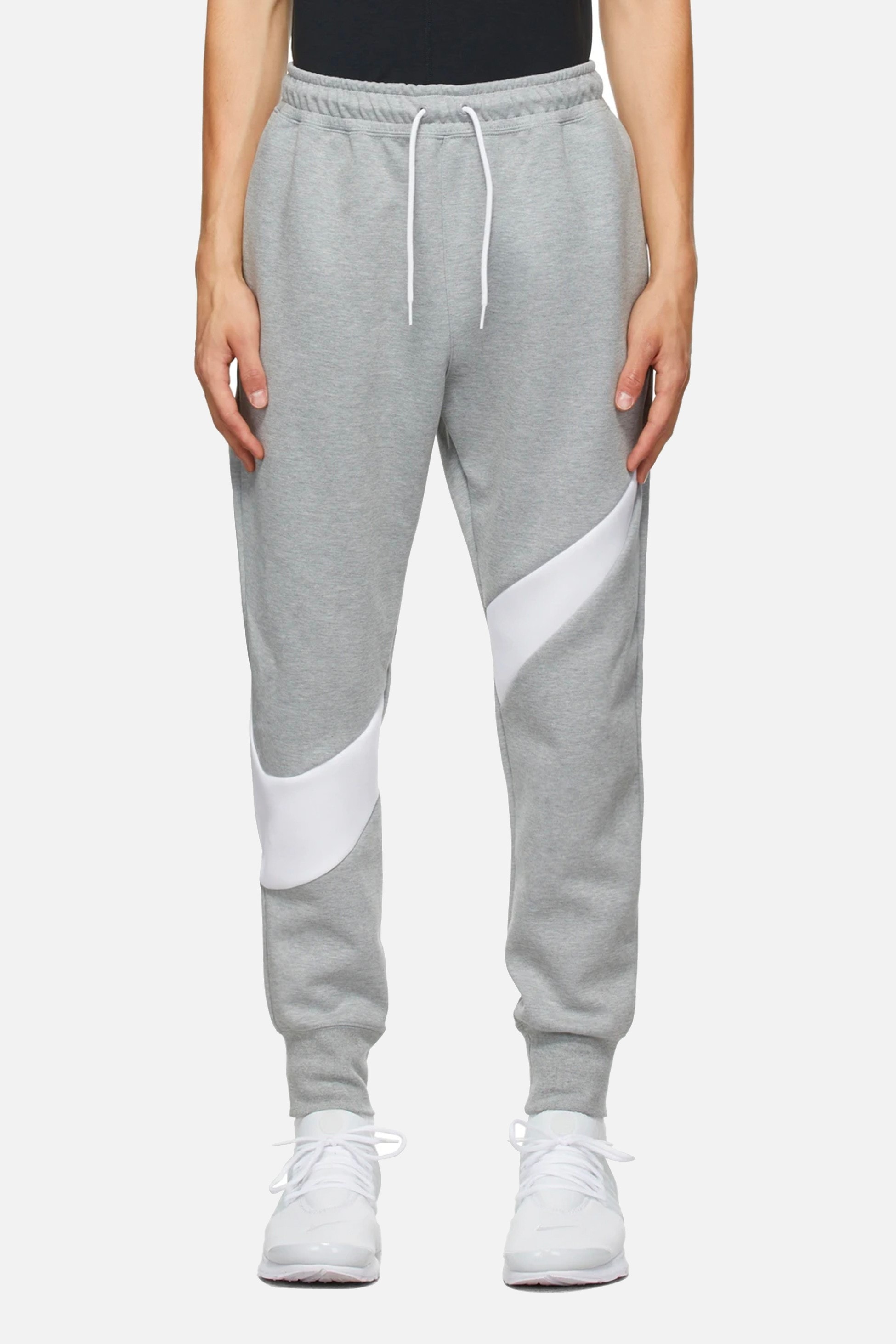 Swoosh Tech Fleece Joggers - Dark Grey/White