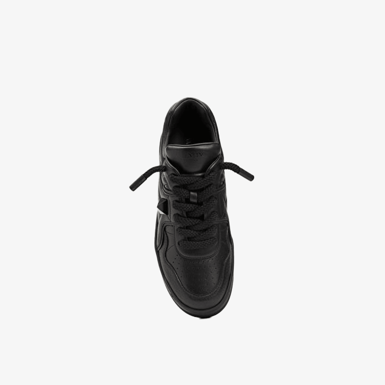 Valentino Garavani Deri Sneaker - Siyah