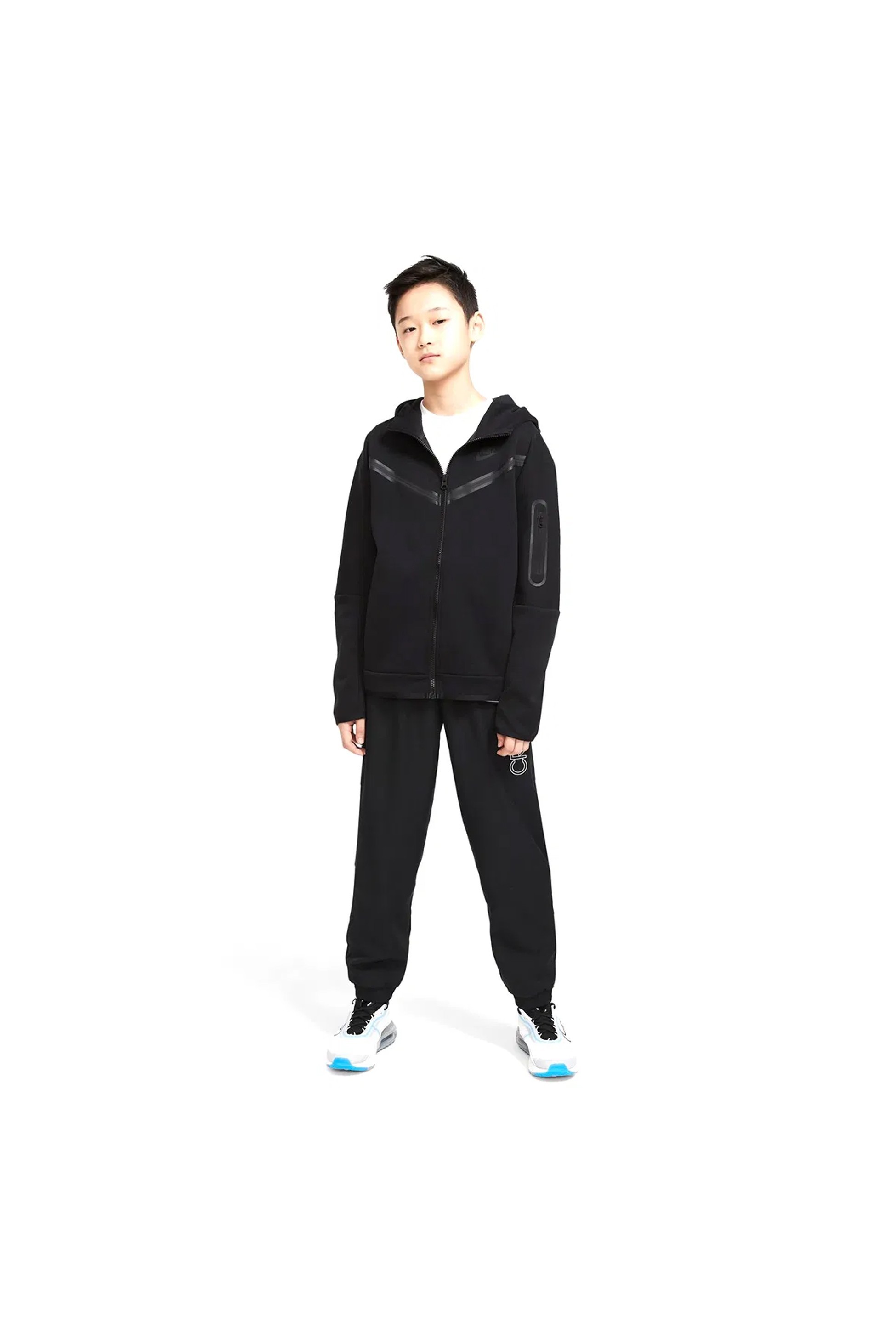 Çocuk Tech Fleece Eşofman Takımı - Siyah