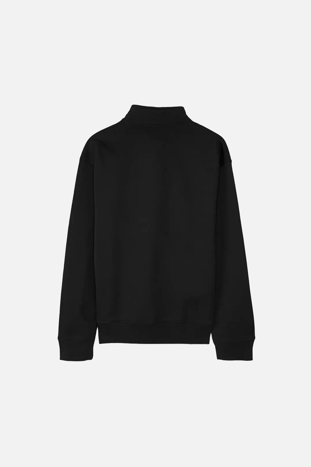 Solo Swoosh Çeyrek Fermuarlı Üst - Siyah