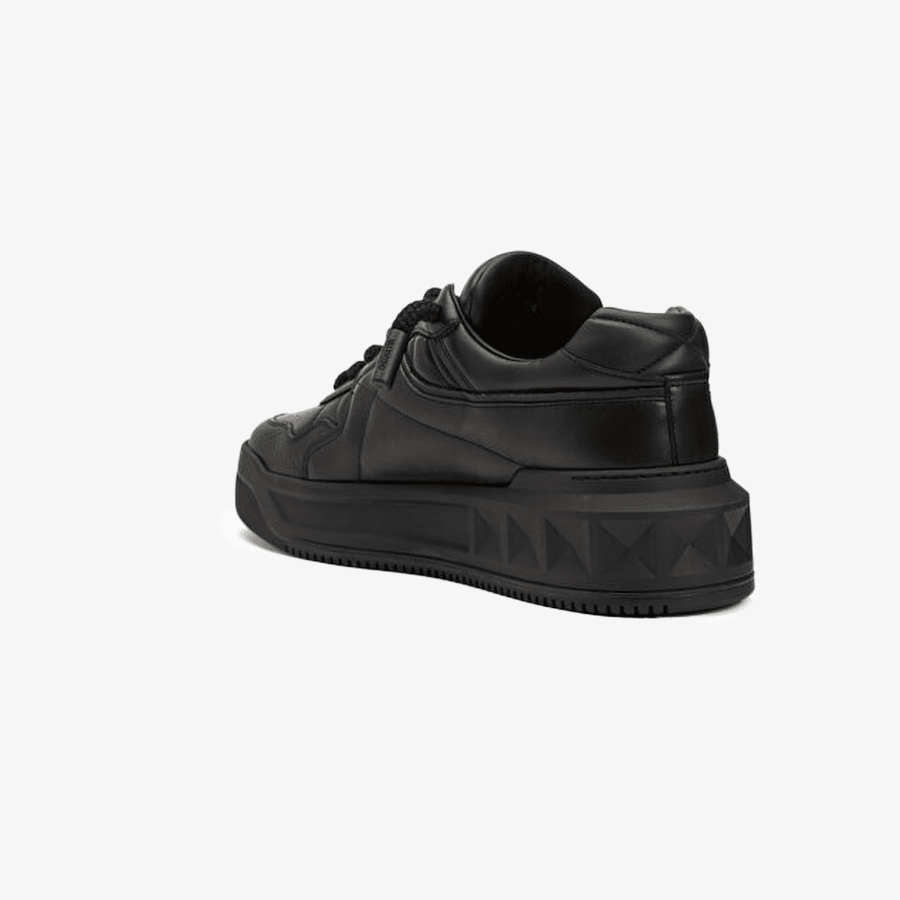 Valentino Garavani Deri Sneaker - Siyah