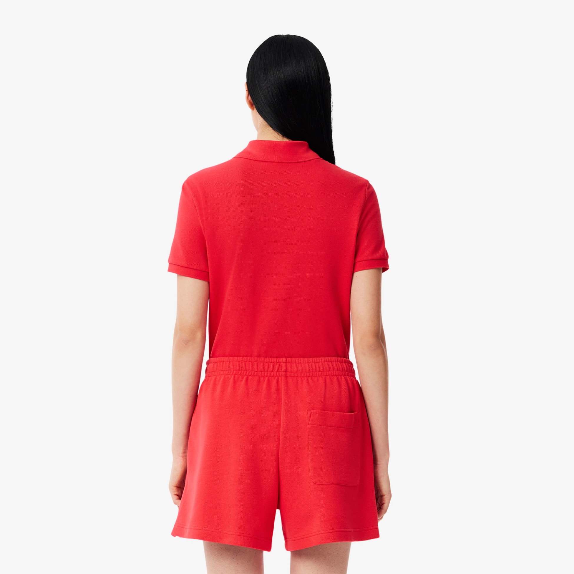 Classic Fit L1212 Kadın Polo - Kırmızı