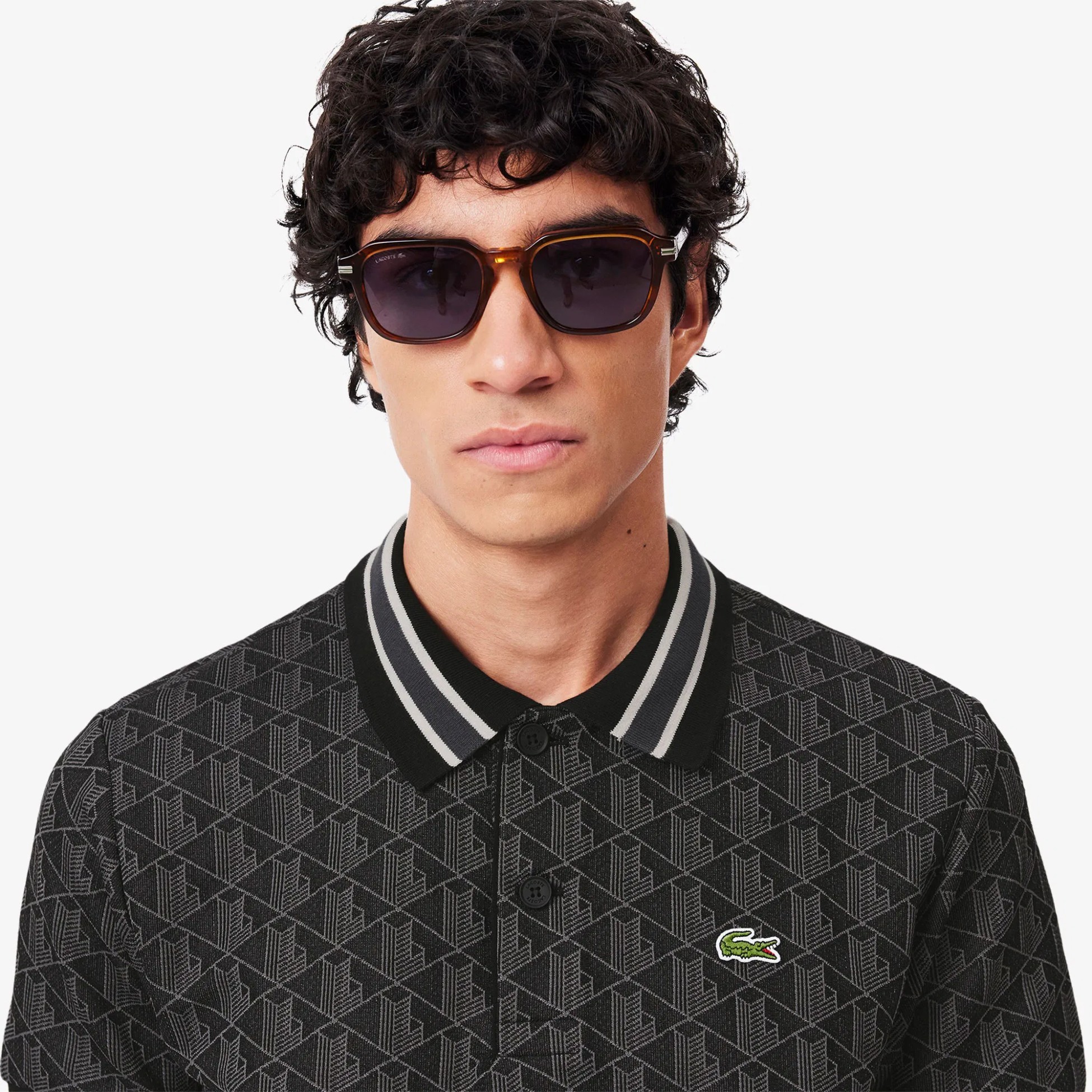 Classic Fit Monogram Polo