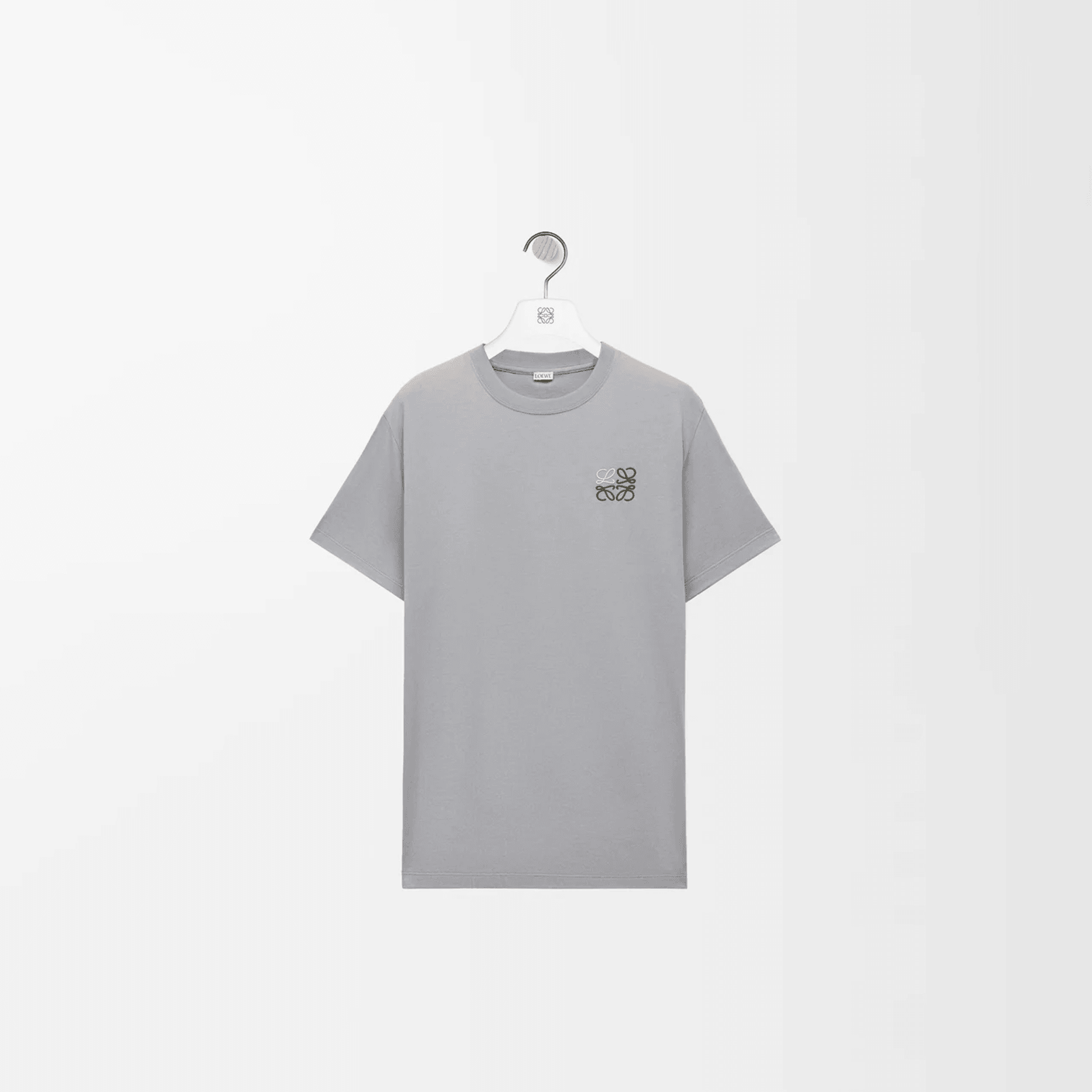 Regular fit T-shirt in cotton - Gri