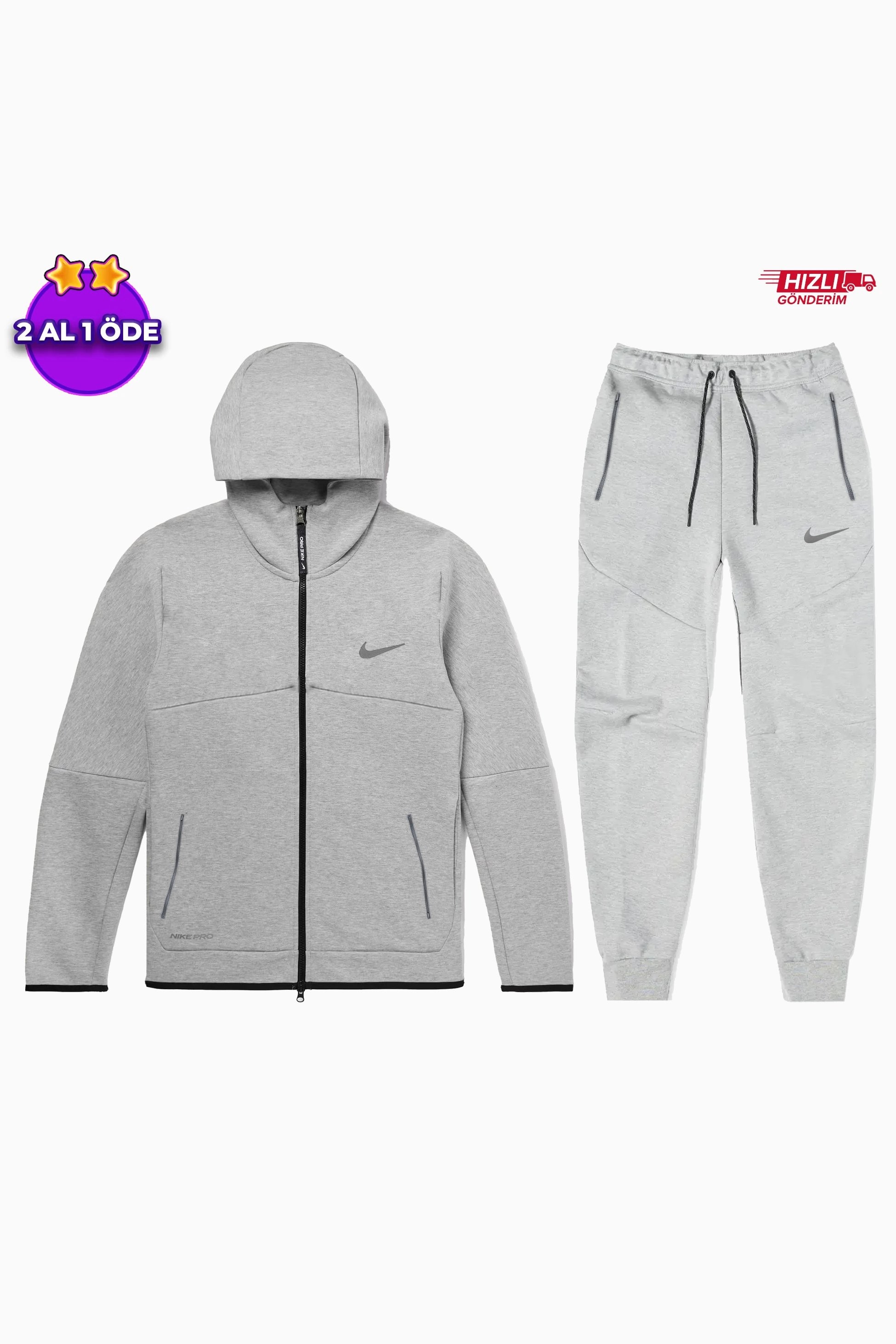 Pro Therma-FIT Sphere Full-Zip Set - Gri