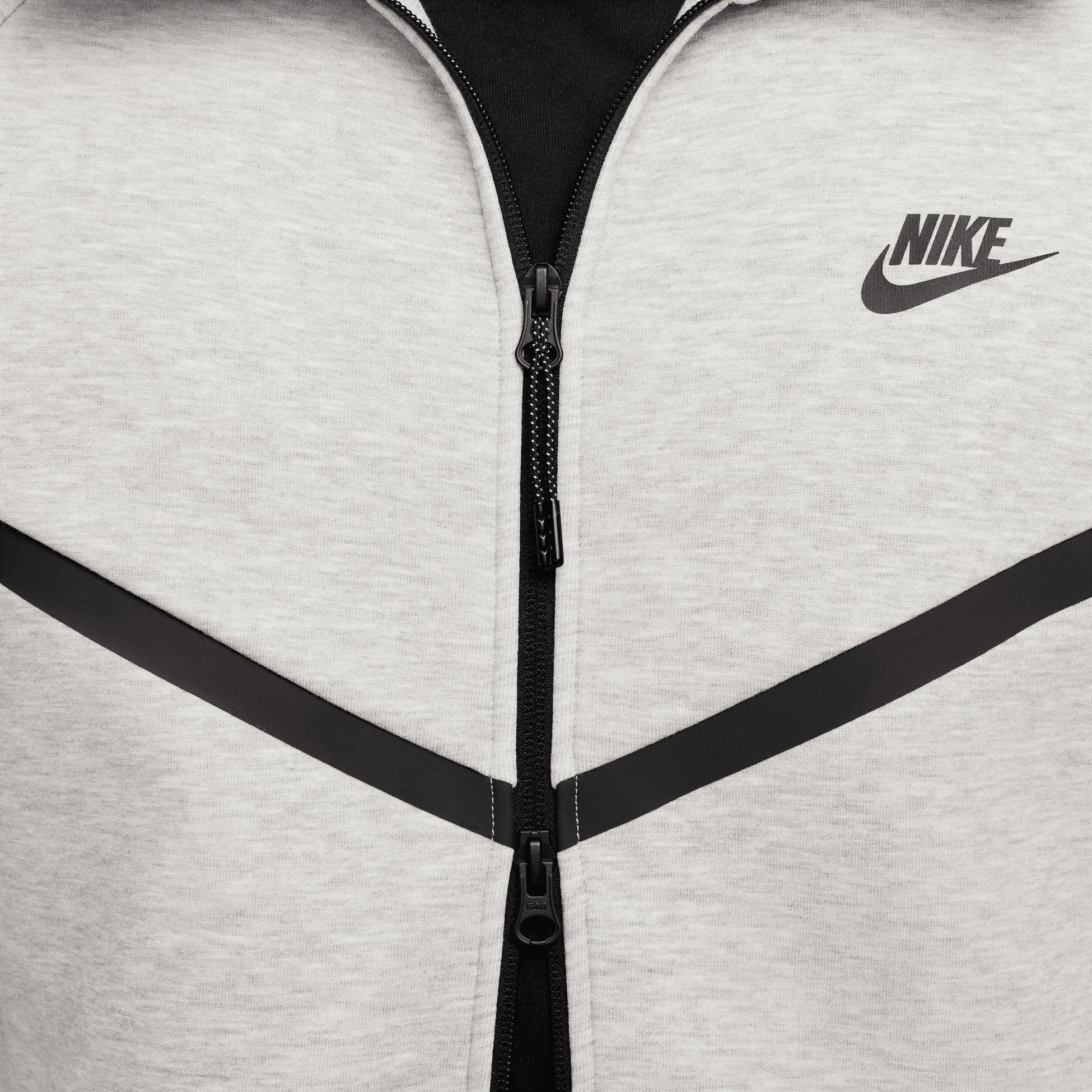 Tech Full-Zip Windrunner Hoodie - Dark Grey Heather/Black