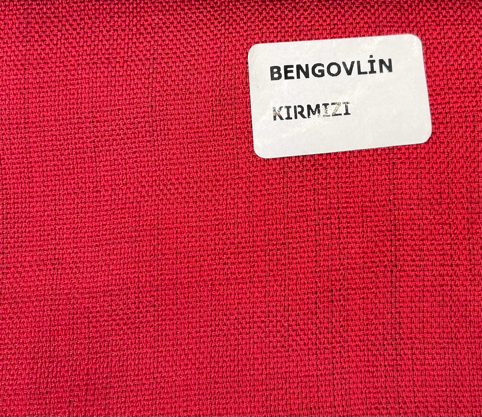 Bengovlin Masa Örtülük Kumaş - Kırmızı