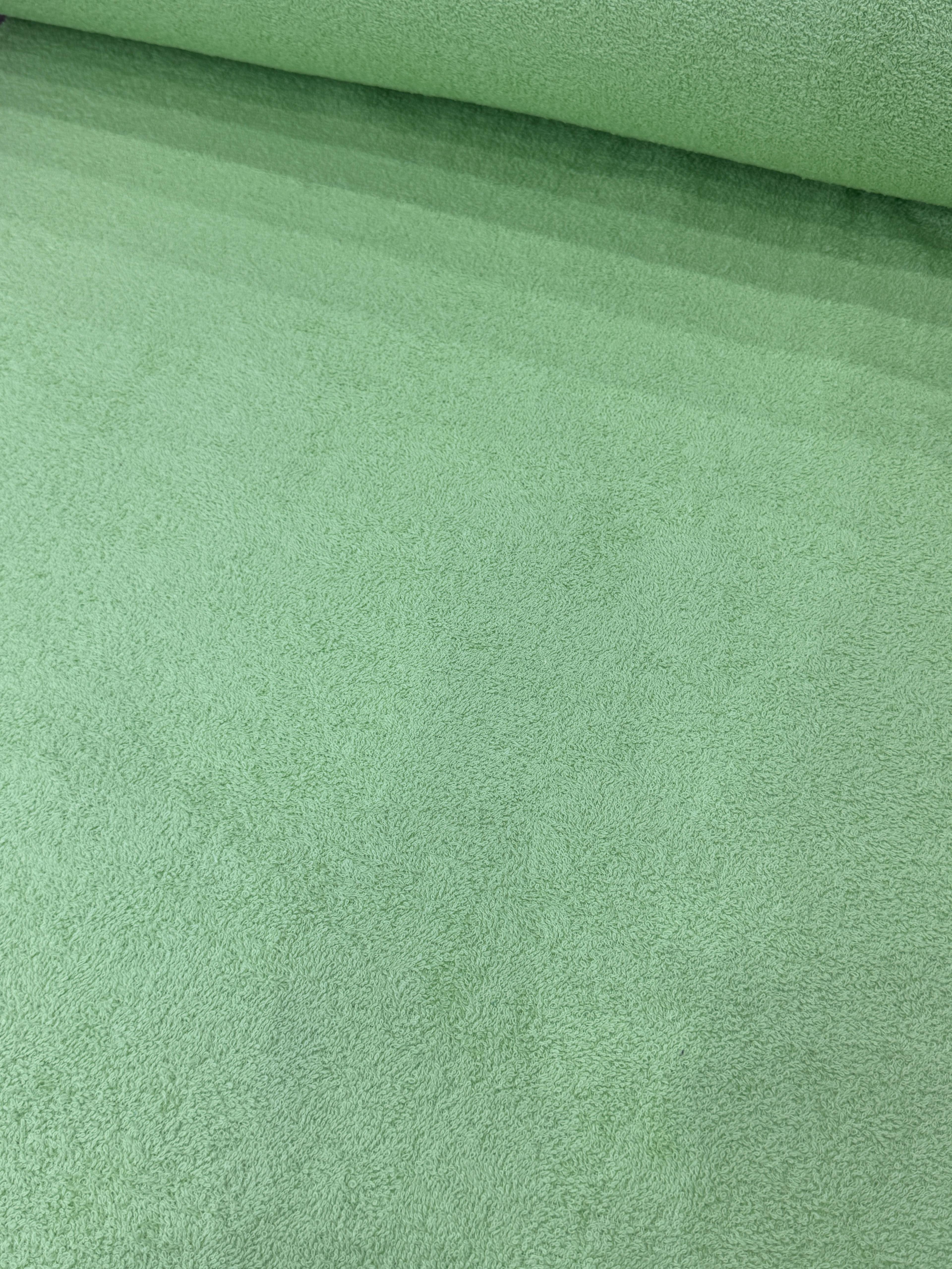 100% Cotton Terry Fabric - Fıstık Yeşili