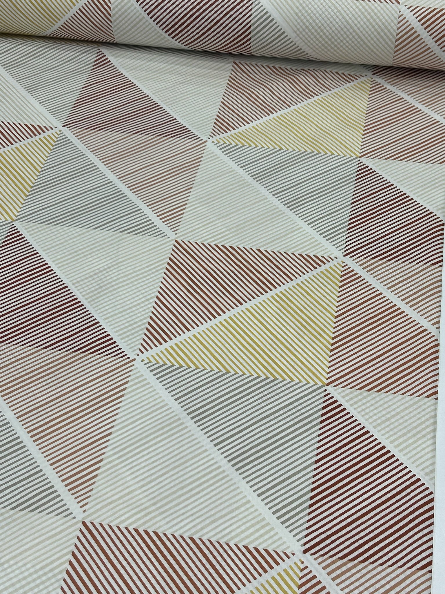 Tarçın Linea Geo Poplin Kumaş