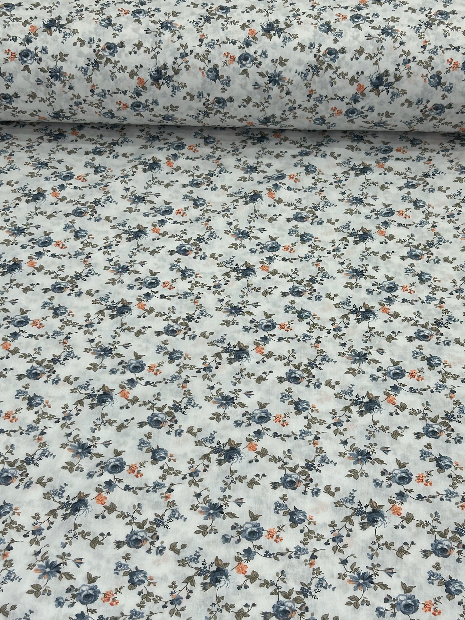 Mavi Vintage Vine Poplin Kumaş