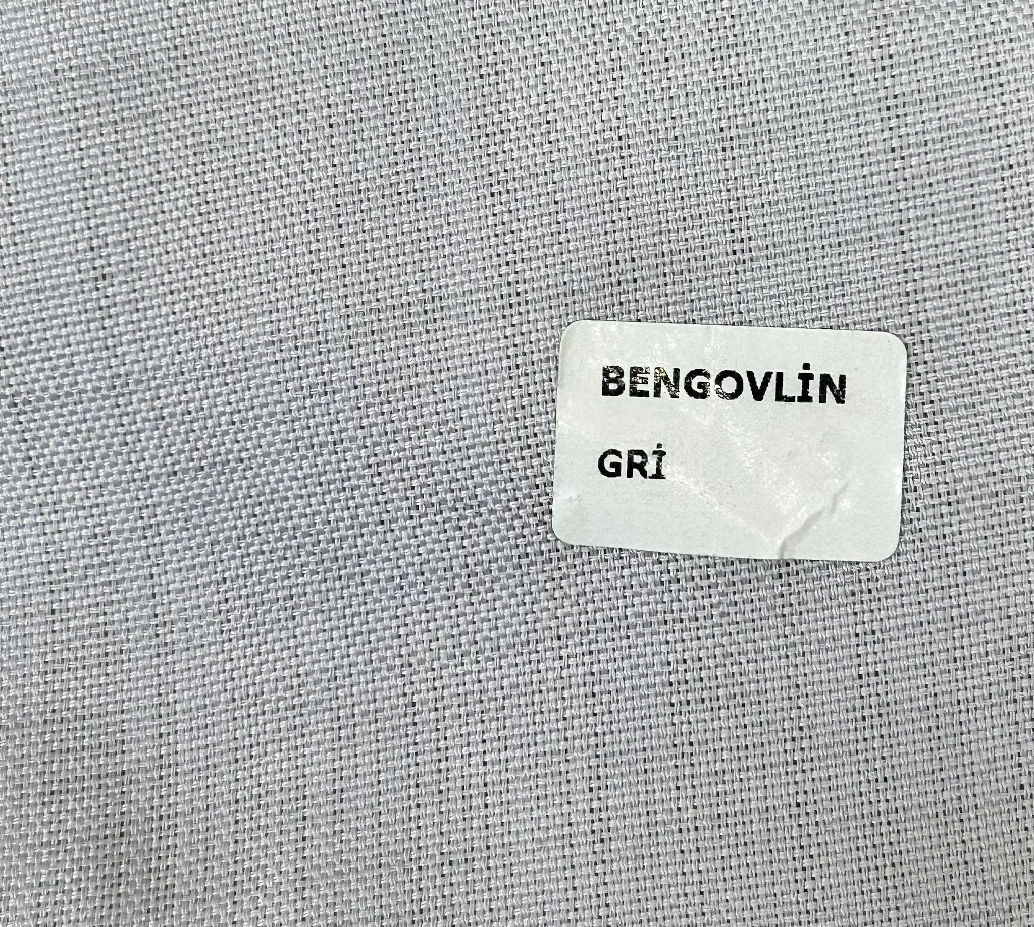 Bengovlin Masa Örtülük Kumaş - Gri