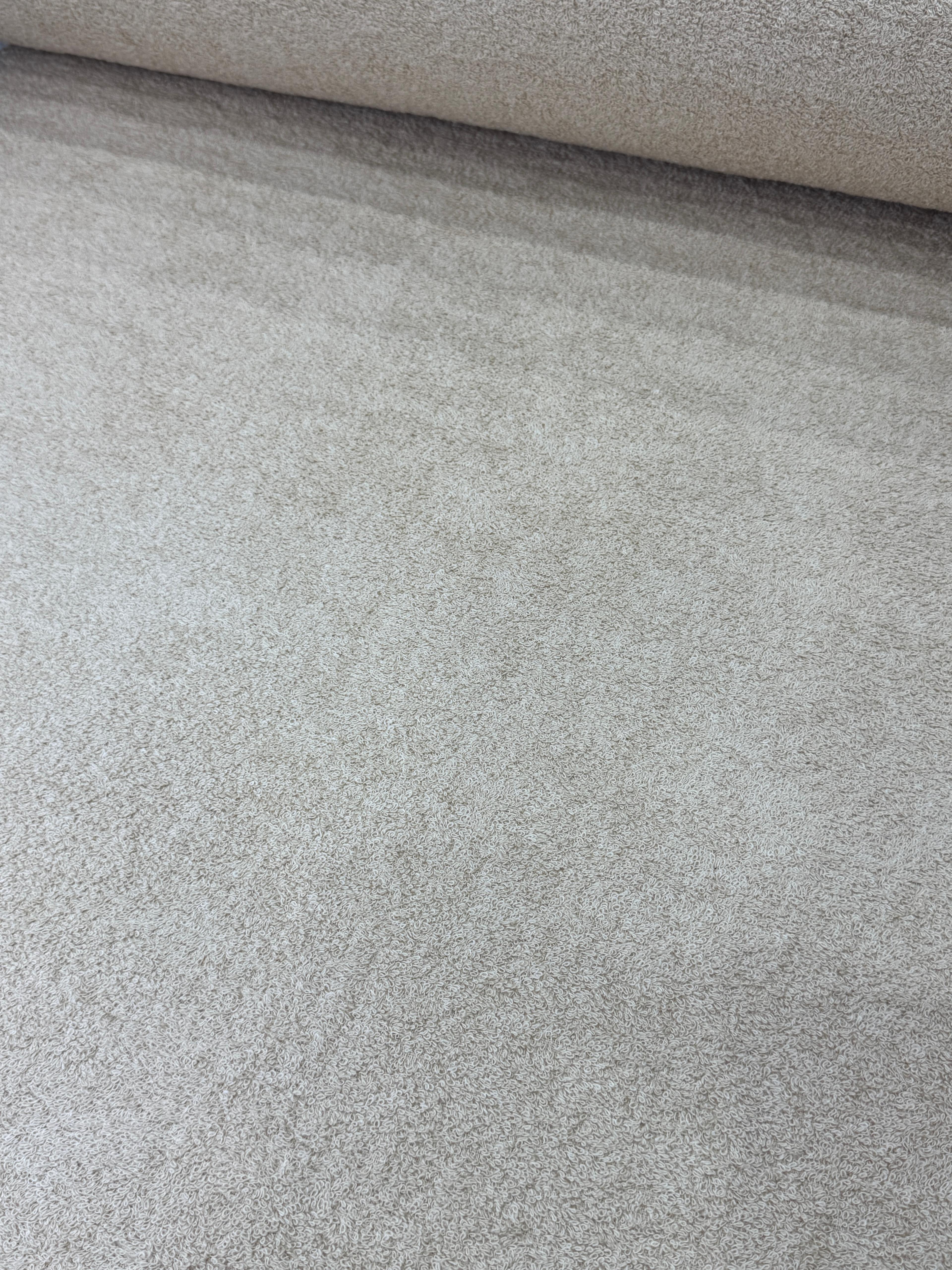 100% Cotton Terry Fabric - Bej