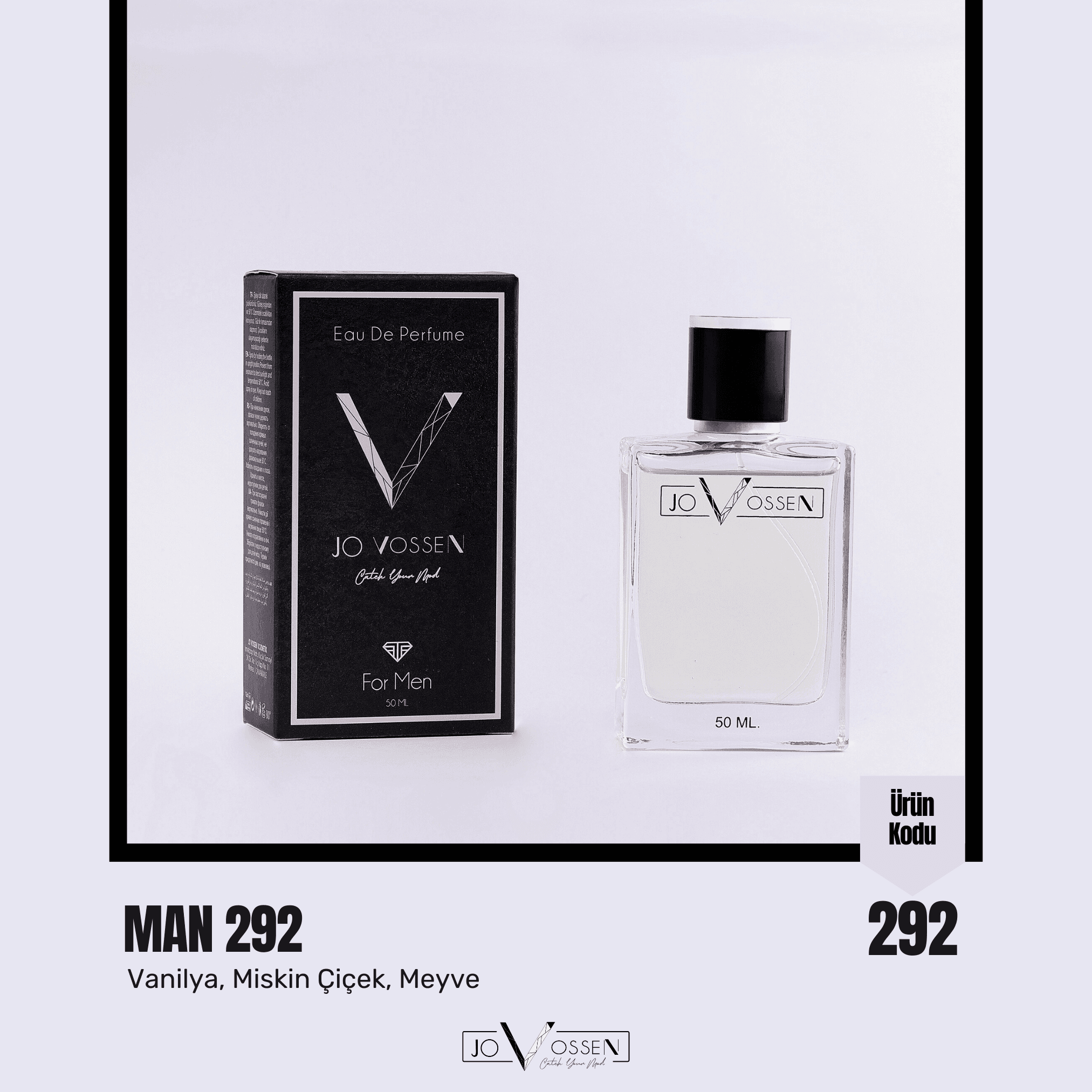 JO VOSSEN 292 Edp 50Ml Erkek Parfüm 8684278690228