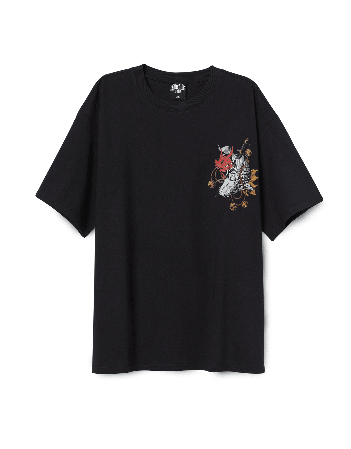 Koi Oversize T-shirt Siyah