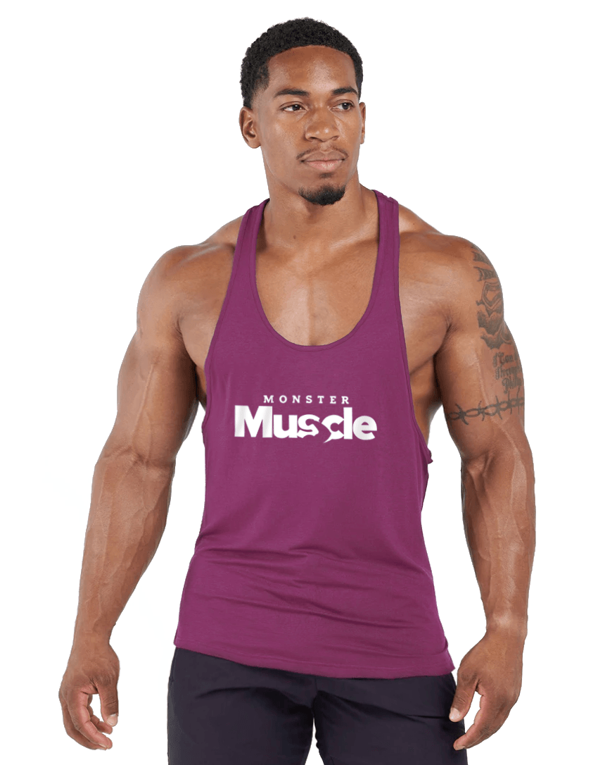 Monster Muscle Gym Fitness Tank Top Sporcu Atleti