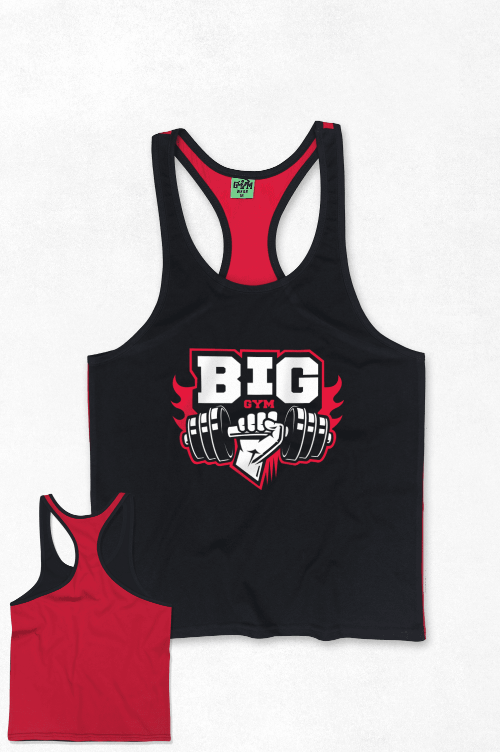 Big Gym Fitness Tank Top Sporcu Atleti