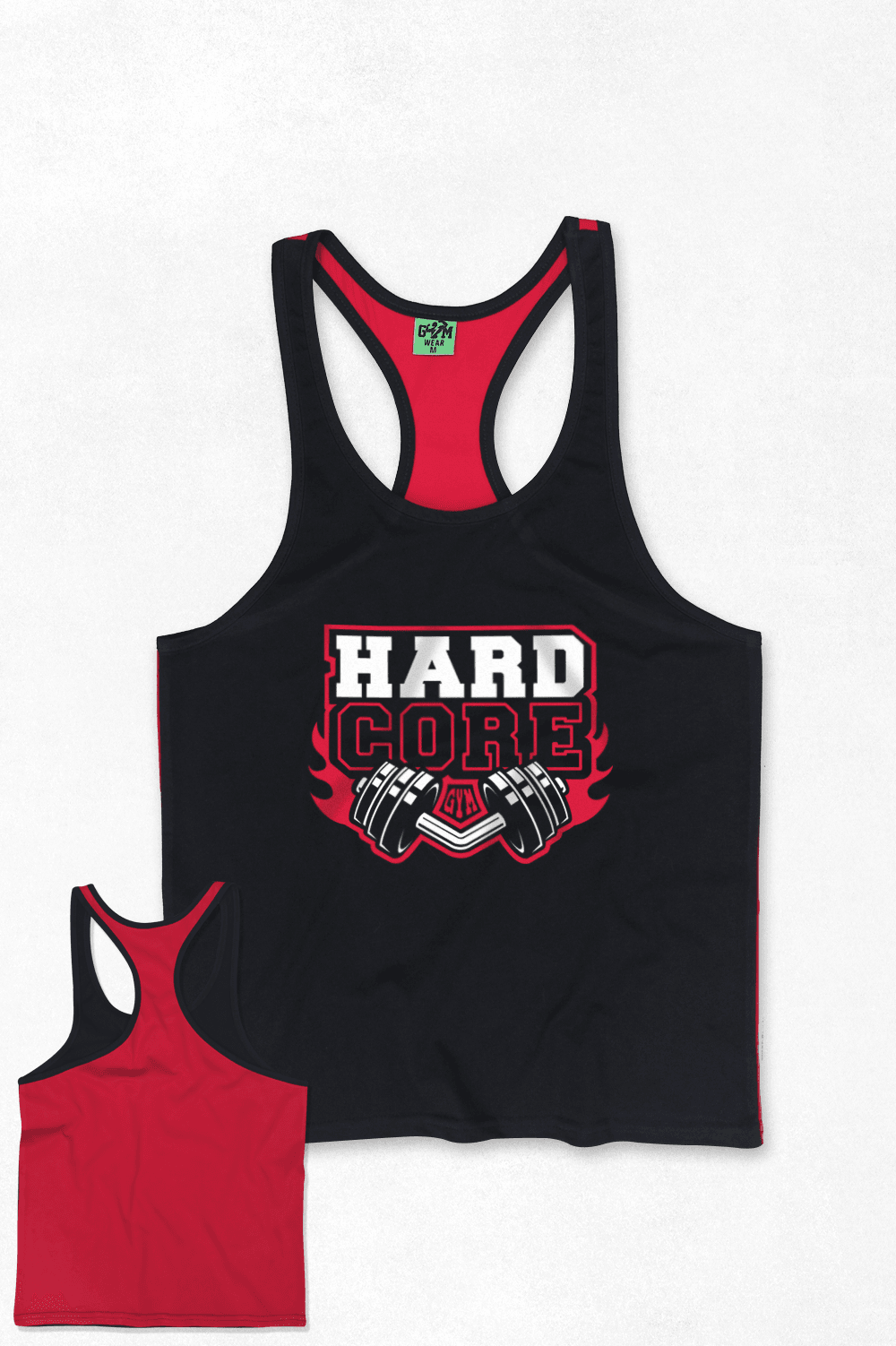 Hard Core Gym Fitness Tank Top Sporcu Atleti