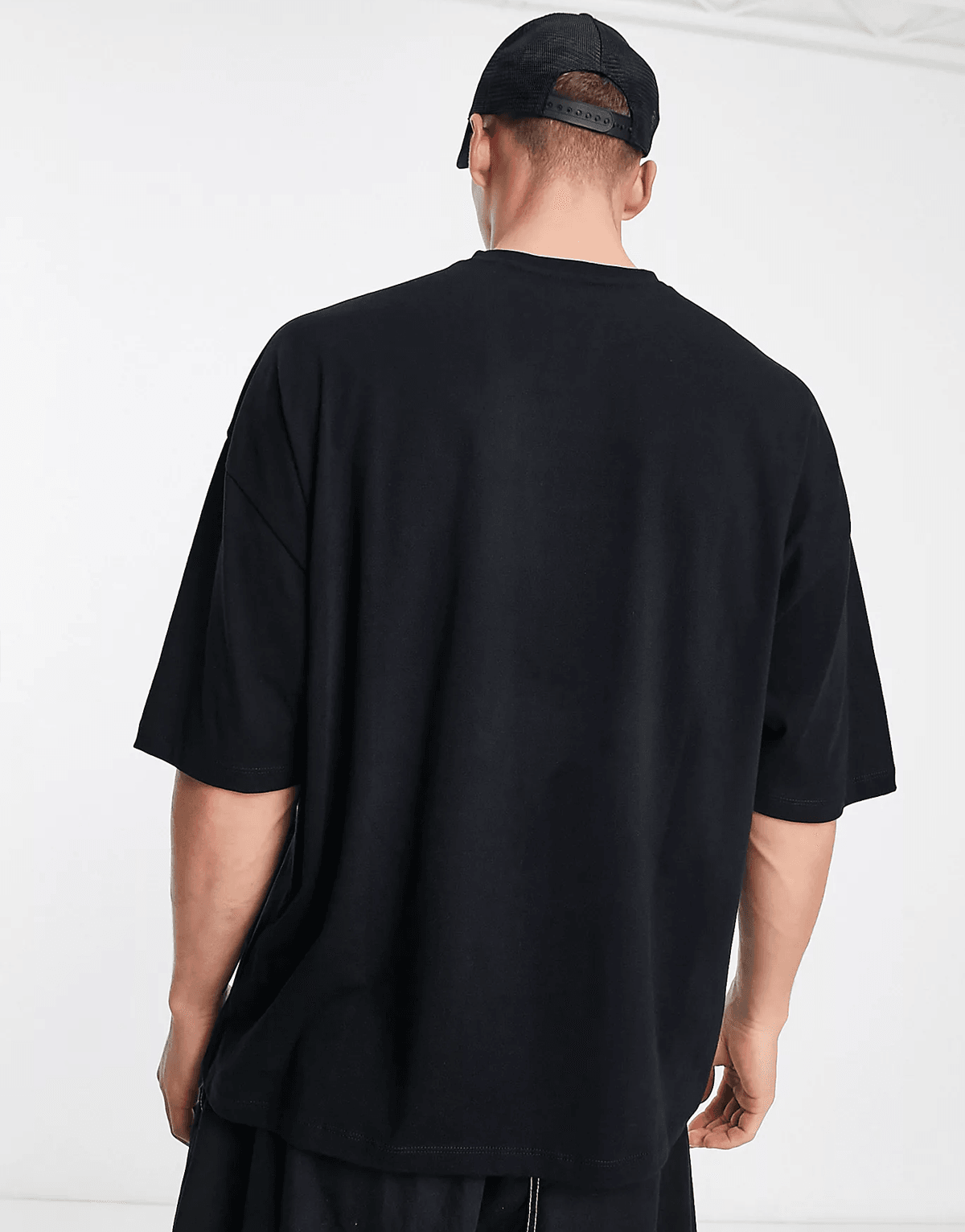 Wind Oversize T-shirt Siyah