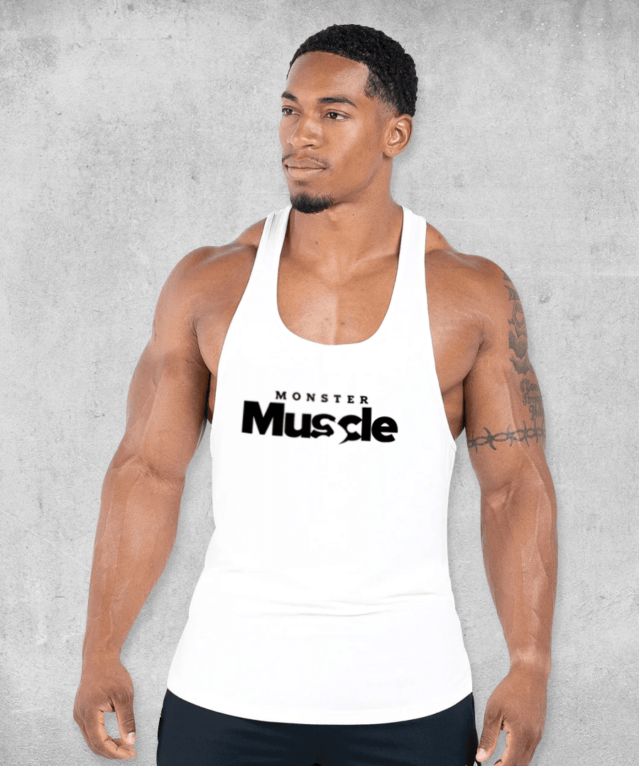 Monster Muscle Gym Fitness Tank Top Sporcu Atleti