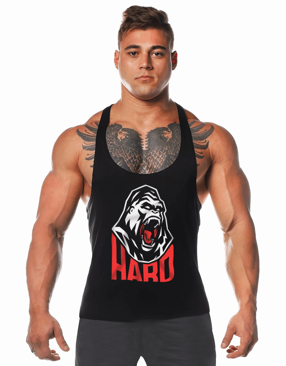 Hard Gym Fitness Tank Top Sporcu Atleti