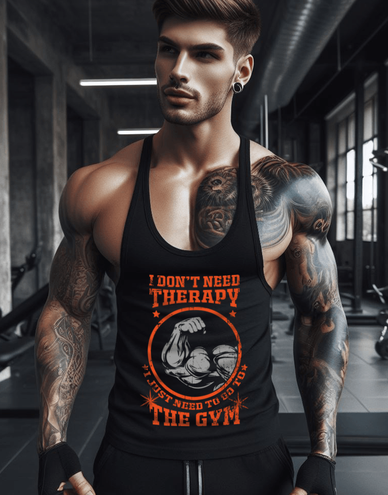 Theraphy Fitness Gym Tank Top Sporcu Atleti