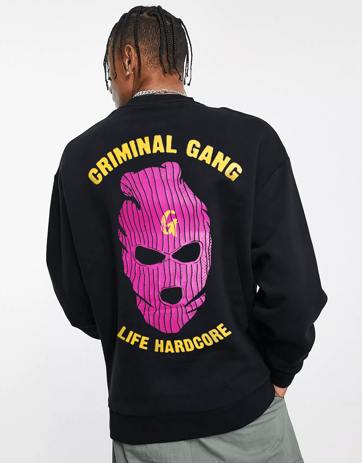 Gang Oversize Sweatshirt Siyah