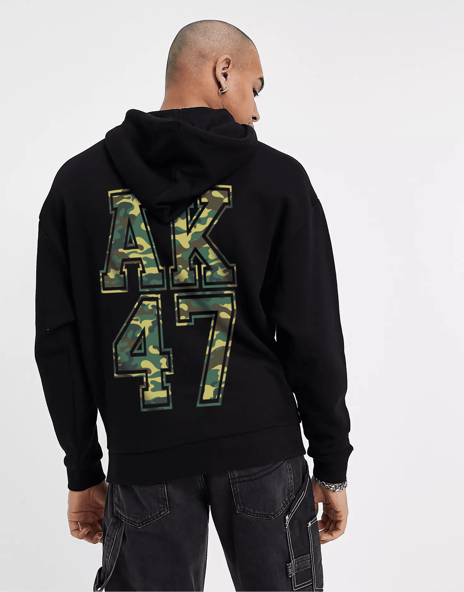 AK47 Oversize Kapşonlu Hoodie